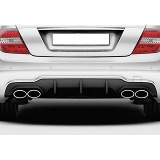 Bakre diffuser DPT (2011-2014, för AMG SD, svart högglans) Mercedes C-klass W204 2007–2015 foto 1