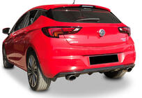 Opel Astra K 2016–2021 Bakre diffuser DPT V-3 (HB, blanksvart) foto 1