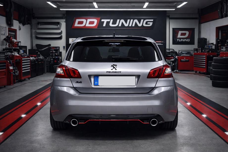 Peugeot 308 2014–2021 Bakre diffuser DPT (HB, blanksvart) Image