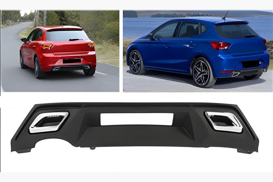 Seat Ibiza 2017– Bakre diffusor DPT V-2 (blank svart) Image