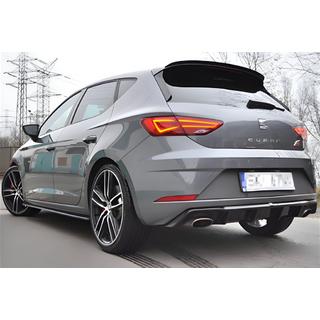 Bakdiffusor DPT V-1 (2017-2020, svart högglans) Seat Leon 2013–2020