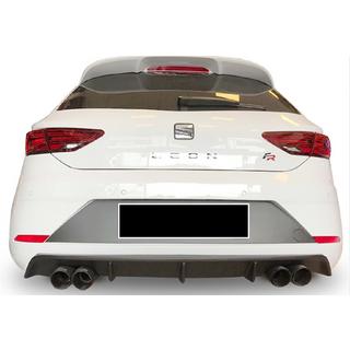 Bakre diffuser DPT V-3 (2017-2020, svart högglans) Seat Leon 2013–2020