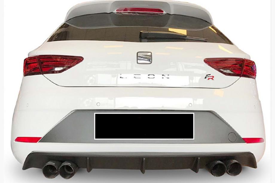 Seat Leon 2013–2020 Bakre diffuser DPT V-3 (2017-2020, svart högglans) Image