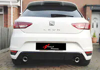 Seat Leon 2013–2020 Bakre diffuser DPT V-1 (blank svart) foto 1