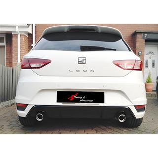 Bakre diffuser DPT V-1 (blank svart) Seat Leon 2013–2020