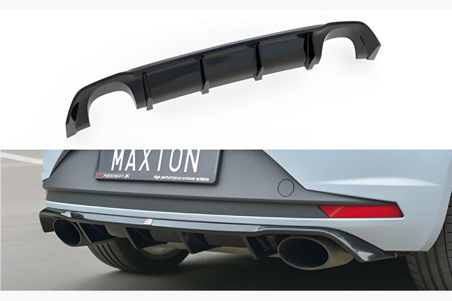 Seat Leon 2013–2020 Bakre diffusor DPT V-4 (2013-2016, högblank svart) Image