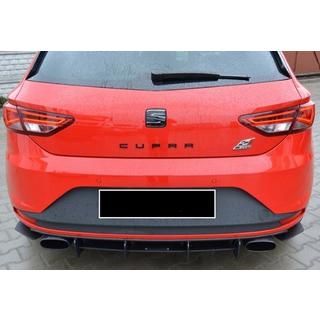 Bakre diffuser DPT V-6 (2013-2016, svart högglans) Seat Leon 2013–2020 foto 3