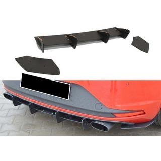 Bakre diffuser DPT V-6 (2013-2016, svart högglans) Seat Leon 2013–2020 foto 1