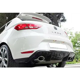 Bakre diffusor DPT V-7 (2013-2016, svart högglans) Seat Leon 2013–2020 foto 1