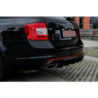 Bakre diffuser DPT V-2 (LB/SW, svart högglans) Skoda Octavia III A7 2013–2019 foto 1