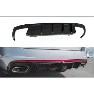 Bakre diffuser DPT V-2 (LB/SW, svart högglans) Skoda Octavia III A7 2013–2019 foto 2