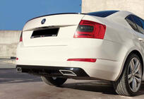 Skoda Octavia III A7 2013–2019 Bakre diffuser DPT V-4 (LB, blanksvart) foto 2