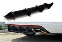 Skoda Octavia III A7 2013–2019 Bakre diffuser DPT V-5 (LB, mattsvart) foto 1