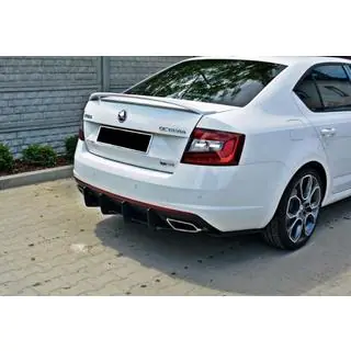 Bakre diffuser DPT V-5 (LB, mattsvart) Skoda Octavia III A7 2013–2019 foto 2