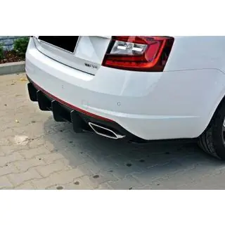 Bakre diffuser DPT V-5 (LB, mattsvart) Skoda Octavia III A7 2013–2019 foto 3