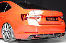 Skoda Superb 2015–2024 Bakre diffuser DPT V-1 (blank svart) foto 1