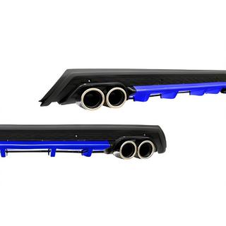 Universell bakdiffusor DPT V-11 (ABS) (blå+svart högglans)