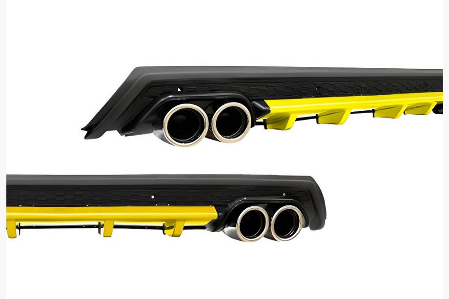 Universell bakre diffuser DPT V-14 (ABS) (gul + svart högglans) Image