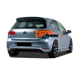 Bakre diffusor DPT V-1 (för Base, blanksvart) Volkswagen Golf 6 2008–2014 foto 1