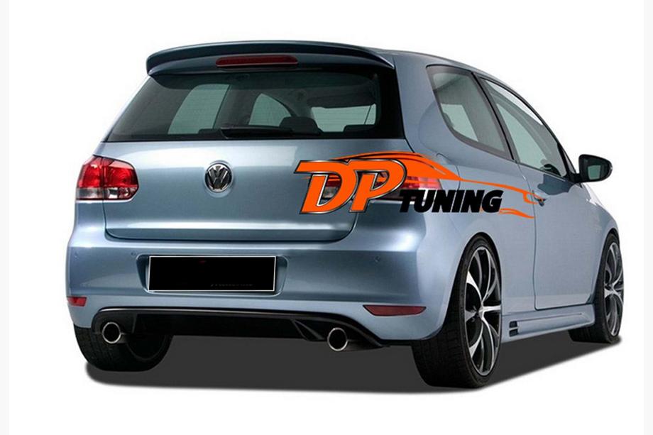Volkswagen Golf 6 2008–2014 Bakre diffusor DPT V-1 (för Base, blanksvart) Image