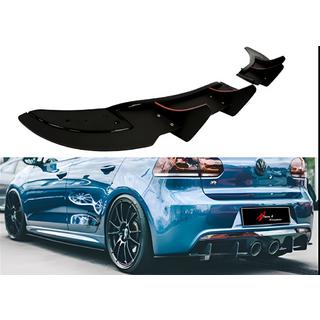 Bakre diffusor DPT V-2 (matt svart) Volkswagen Golf 6 2008–2014 foto 1