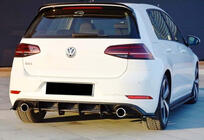 Volkswagen Golf 7/E-Golf 2012–2020 Bakre diffusor DPT V-2 (för GTI, 2017-2019, matt svart) foto 2