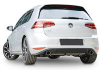 Volkswagen Golf 7/E-Golf 2012–2020 Bakre diffuser DPT V-2 (för GTI, 2012-2017, blanksvart) foto 2