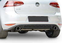Volkswagen Golf 7/E-Golf 2012–2020 Bakre diffuser DPT V-2 (för GTI, 2012-2017, blanksvart) foto 1