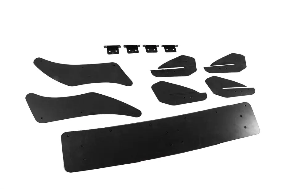 Volkswagen Golf 7/E-Golf 2012–2020 Bakre diffuser DPT V-4 (för R / R-Line, 2012-2019, matt svart) Foto 6