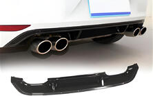 Volkswagen Golf 7/E-Golf 2012–2020 Bakdiffuser DPT V-5 (för R / R-Line, 2012-2017, svart högglans) foto 1