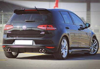 Volkswagen Golf 7/E-Golf 2012–2020 Bakre diffuser DPT V-6 (2012-2017, blanksvart) foto 3