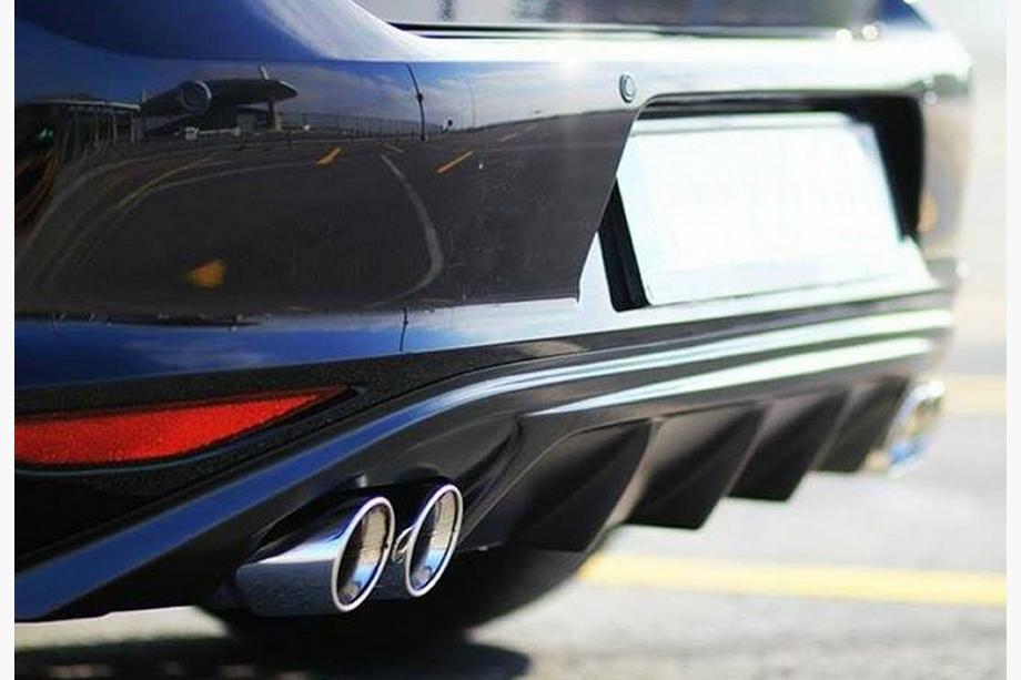 Volkswagen Golf 7/E-Golf 2012–2020 Bakre diffuser DPT V-6 (2012-2017, blanksvart) Image