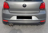 Volkswagen Polo 2010–2017 Bakre diffuser DPT (2014-2017, blanksvart) foto 3