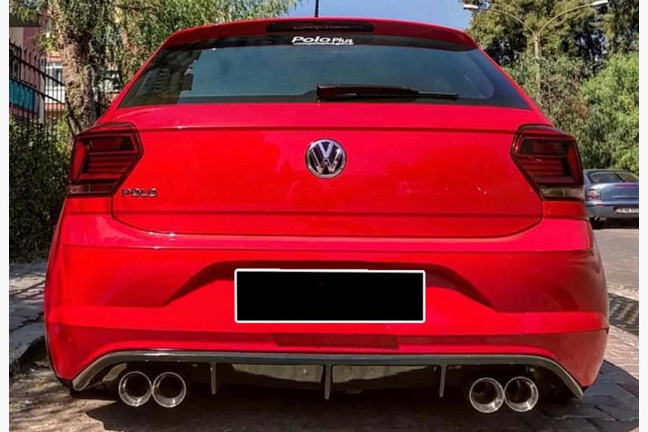 Volkswagen Polo 2017– Bakre diffusor DPT V-2 (blank svart) Image