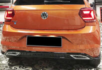 Volkswagen Polo 2017– Bakdiffusor DPT V-3 (blank svart) foto 1