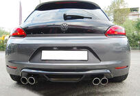 Volkswagen Scirocco 2008–2017 Bakre diffusor DPT V-1 (2008-2013, blanksvart) foto 1