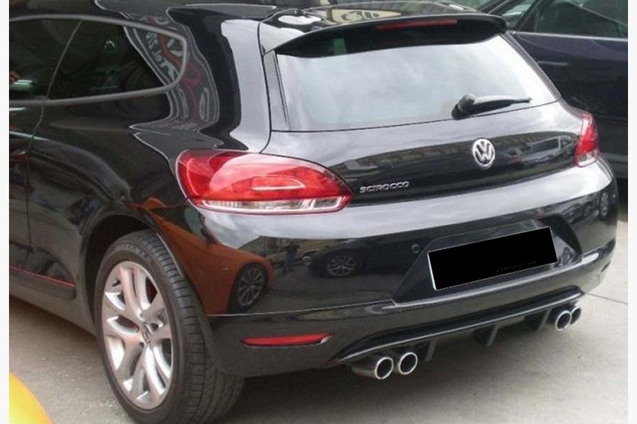 Volkswagen Scirocco 2008–2017 Bakre diffuser DPT V-2 (2008-2013, högglans svart) Image