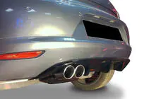 Volkswagen Scirocco 2008–2017 Bakre diffuser DPT V-3 (2008-2013, blanksvart) foto 1
