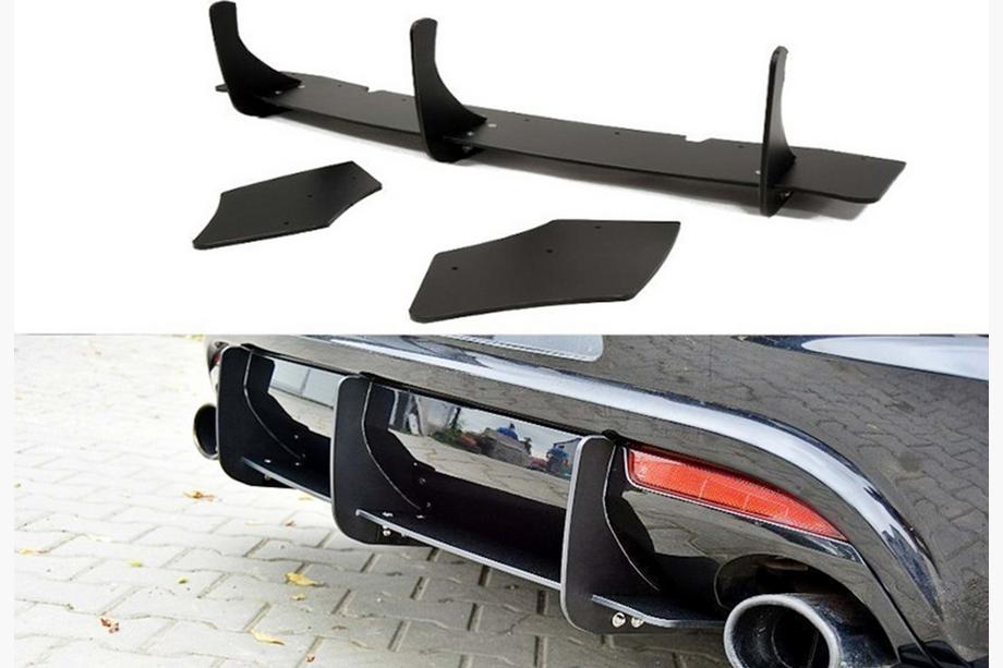 Volkswagen Scirocco 2008–2017 Bakdiffusor DPT V-4 (2008-2017, svart högglans) Image