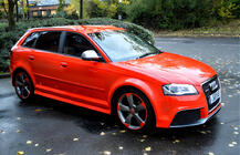 Audi A3 2003–2012 DPT sidokjolar (2005-2008, blank svart) foto 1