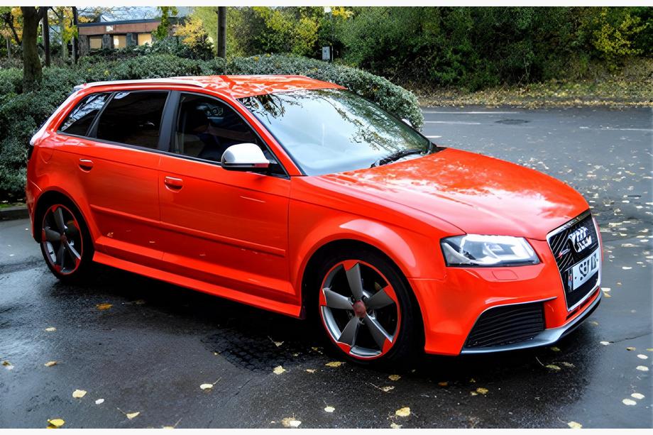 Audi A3 2003–2012 DPT sidokjolar (2005-2008, blank svart) Image