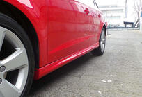 Audi A3 2012–2020 Sidoskirts DPT (HB, svart högglans) foto 1