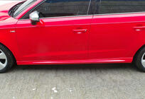 Audi A3 2012–2020 Sidoskirts DPT (HB, svart högglans) foto 2