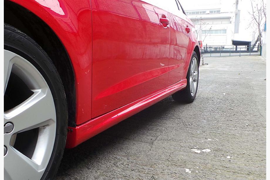 Audi A3 2012–2020 Sidoskirts DPT (HB, svart högglans) Image