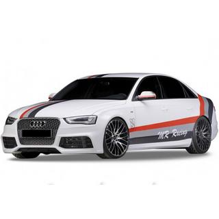 Sidokjolar DPT V-1 (för lackering) Audi A4 B8 2007–2015 foto 3