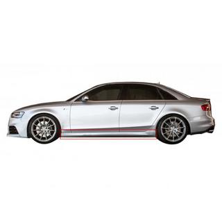 Sidokjolar DPT V-1 (för lackering) Audi A4 B8 2007–2015 foto 2