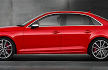Audi A4 B8 2007–2015 Sidokjolar DPT V-2 (svart högglans) foto 1
