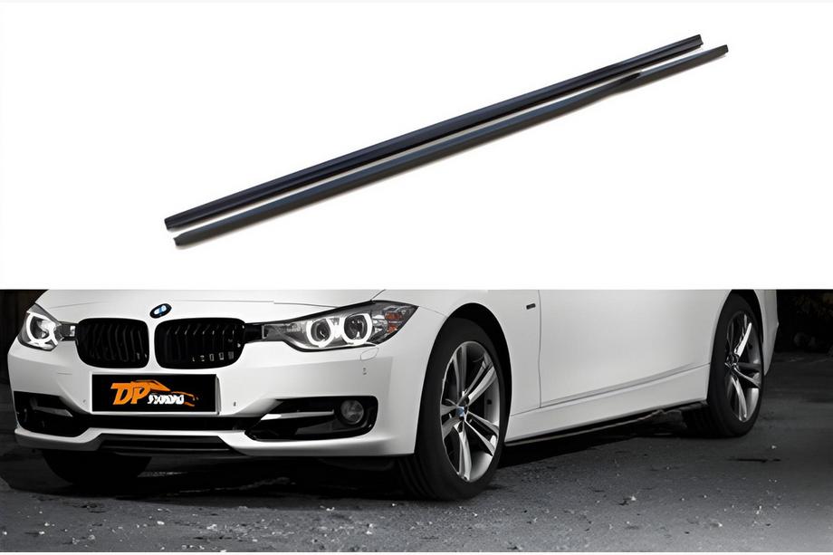 BMW 3-serien F30/F31 2012–2019 Sidokjol-förlängare DPT (för Base sidokjolar, blanksvart) Foto 1