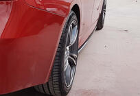BMW 3-serien F30/F31 2012–2019 DPT V-3 tröskelkåpor (för M-Sport-trösklar, svart högglans) foto 4