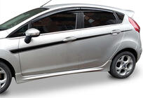 Ford Fiesta 2008–2017 Sidoskärmar DPT V-2 (HB, svart högglans) foto 1
